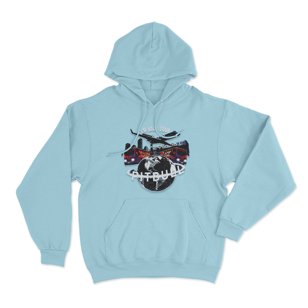 I'm Back 2026 Tour Unisex Hoodie Sky Blue Im Back 2026 Tour Unisex Hoodie Sky Blue