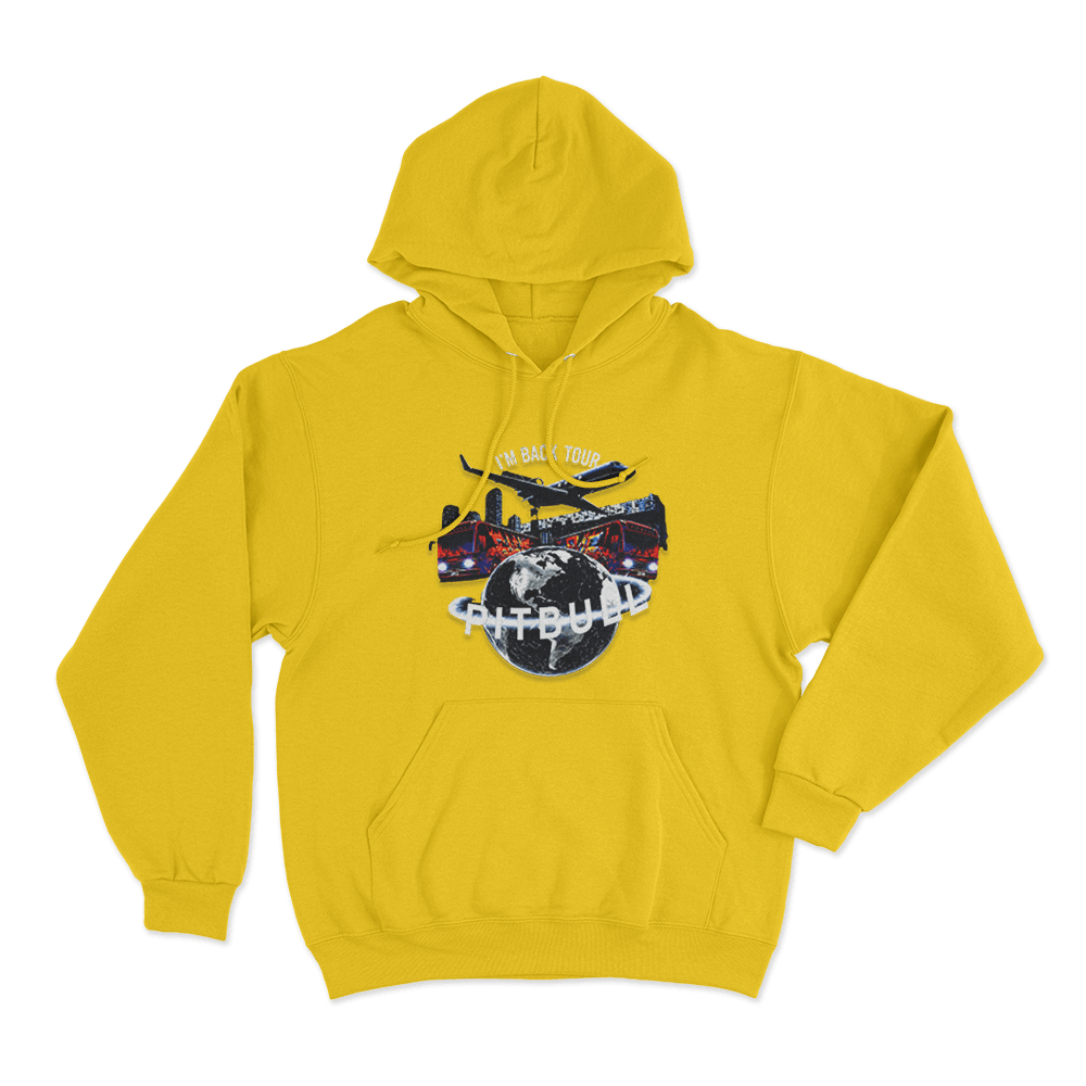 I'm Back 2026 Tour Unisex Hoodie Yellow Im Back 2026 Tour Unisex Hoodie Yellow