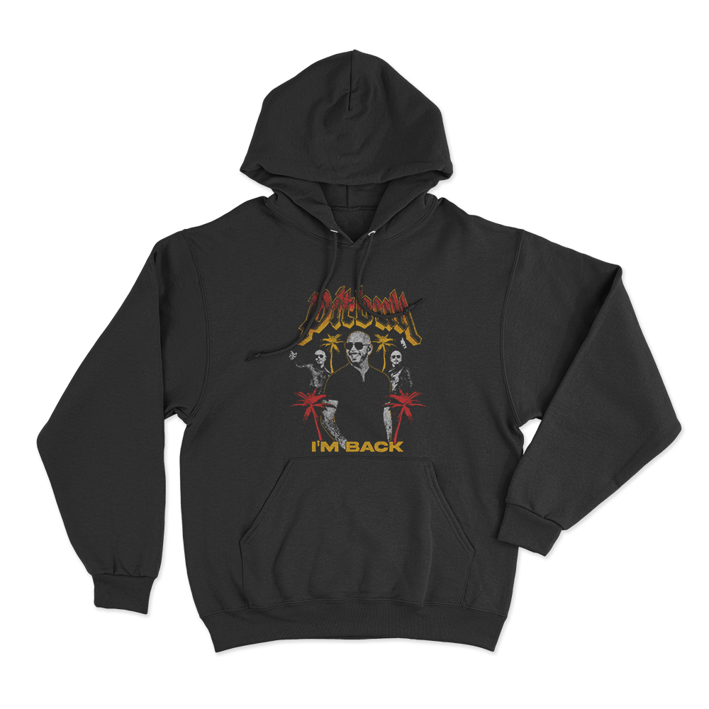 Mr. Worldwide I'm Back 2026 Tour Unisex Hoodie Black Mr. Worldwide Im Back 2026 Tour Unisex Hoodie Black