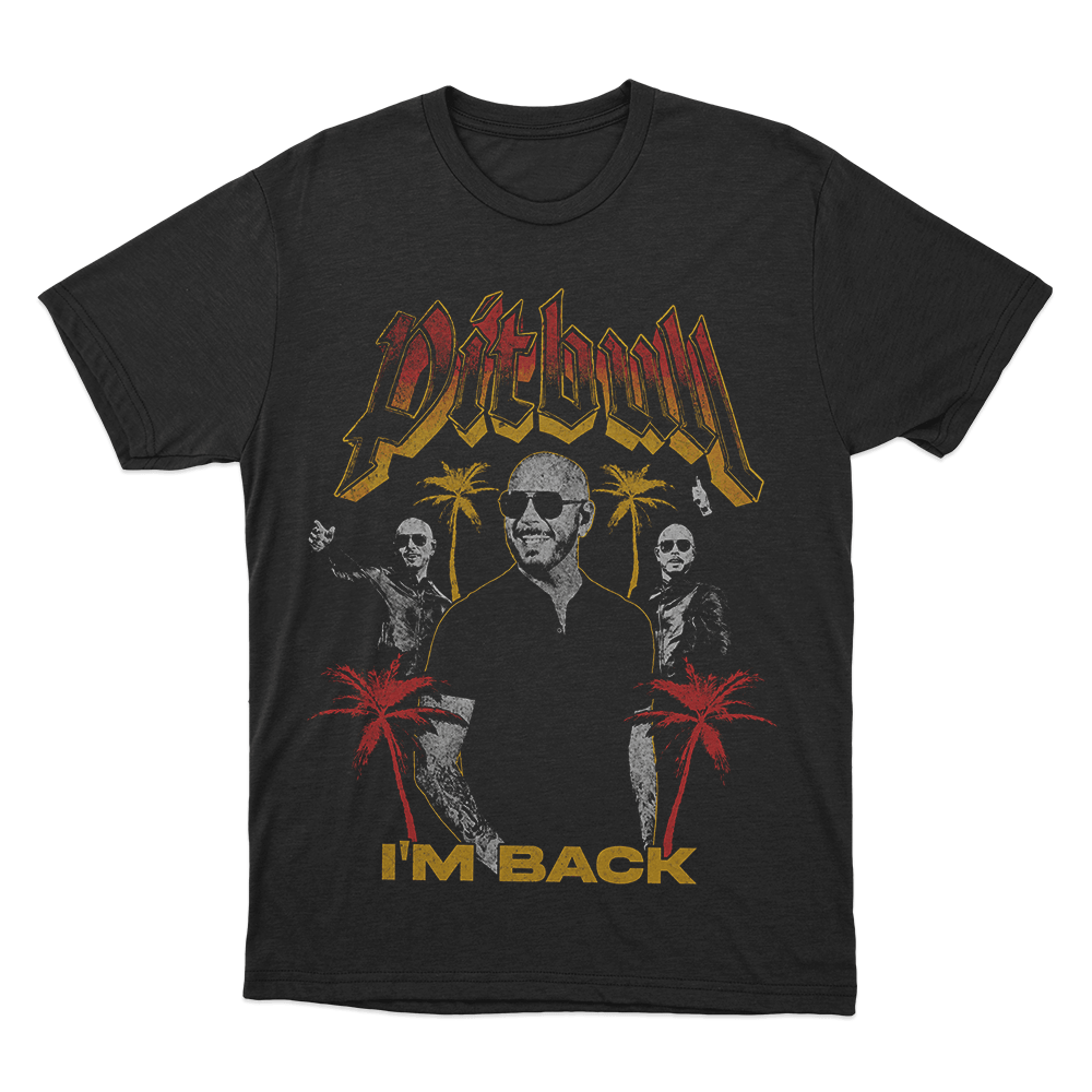 Mr. Worldwide I'm Back 2026 Tour Unisex T Shirt Black Mr. Worldwide Im Back 2026 Tour Unisex T Shirt Black