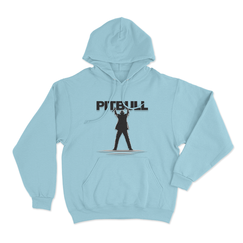Pitbull Dale Graphic Unisex Hoodie Sky Blue Pitbull Dale Graphic Unisex Hoodie Sky Blue