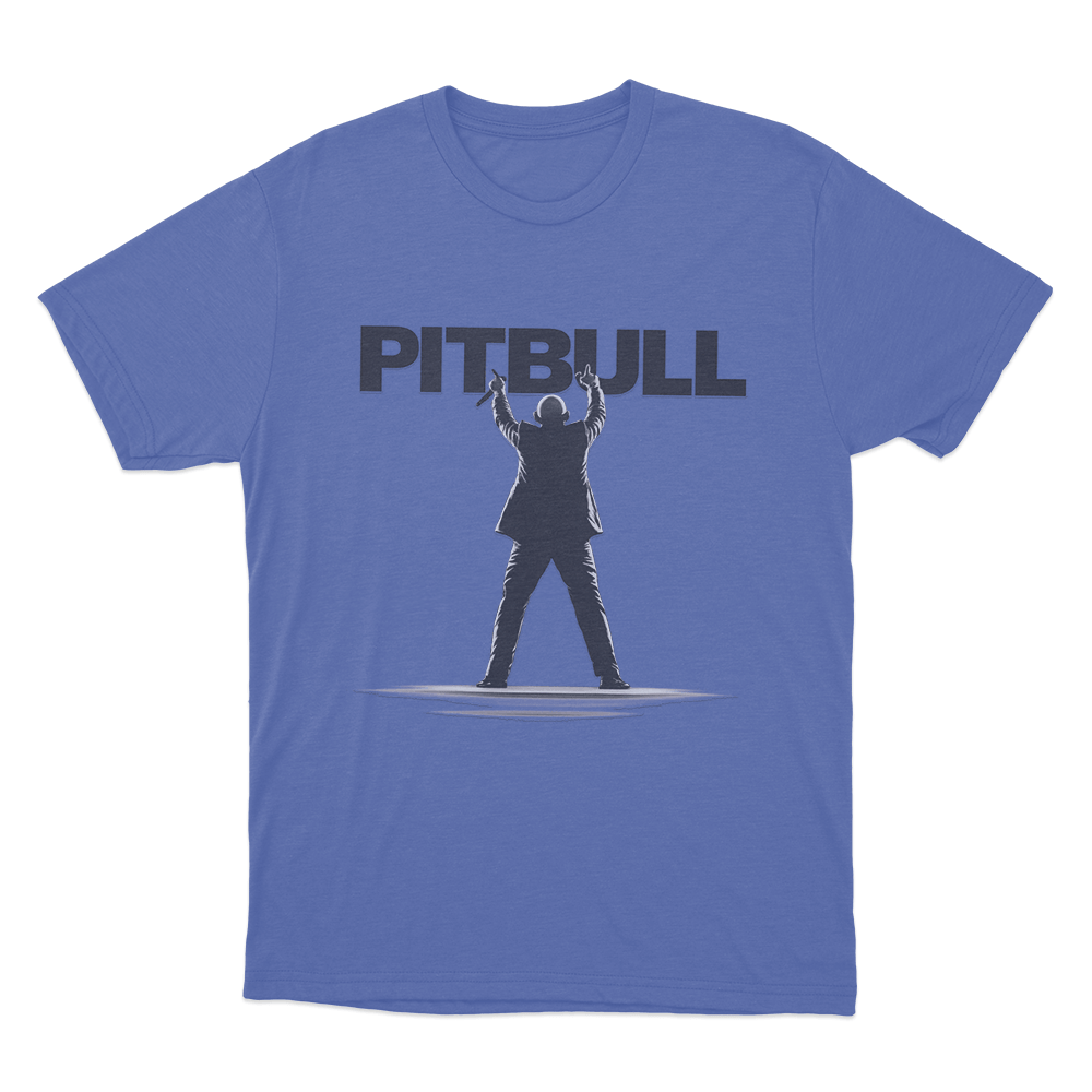 Pitbull Dale Graphic Unisex T Shirt Blue Pitbull Dale Graphic Unisex T Shirt Blue