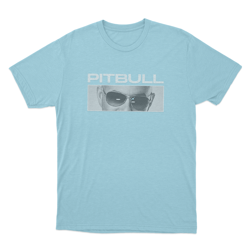 Pitbull I’m Back Tour Unisex T Shirt Sky Blue Pitbull Im Back Tour Unisex T Shirt Sky Blue