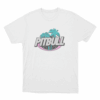 Pitbull Miami Palm Tree Logo Unisex T Shirt White
