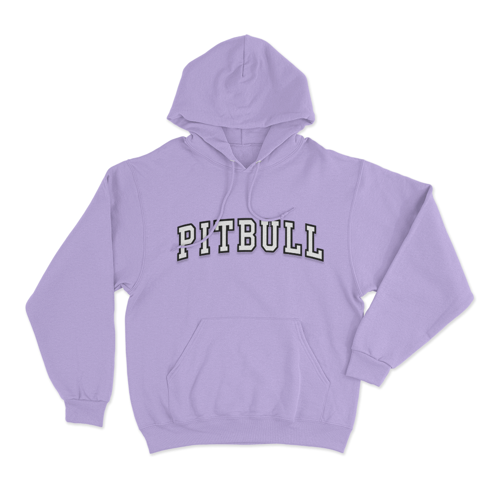 Pitbull Varsity Logo Unisex Hoodie Purple Pitbull Varsity Logo Unisex Hoodie Purple