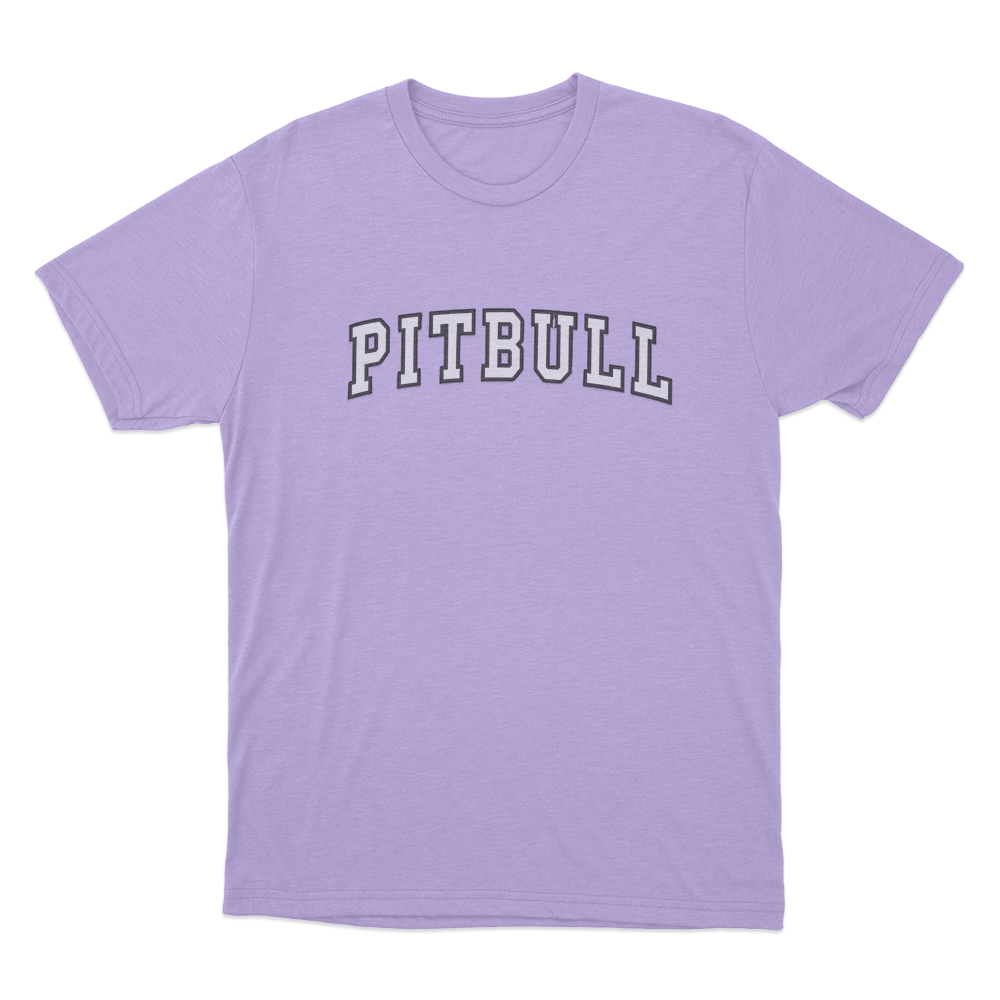 Pitbull Varsity Logo Unisex T Shirt Purple Pitbull Varsity Logo Unisex T Shirt Purple