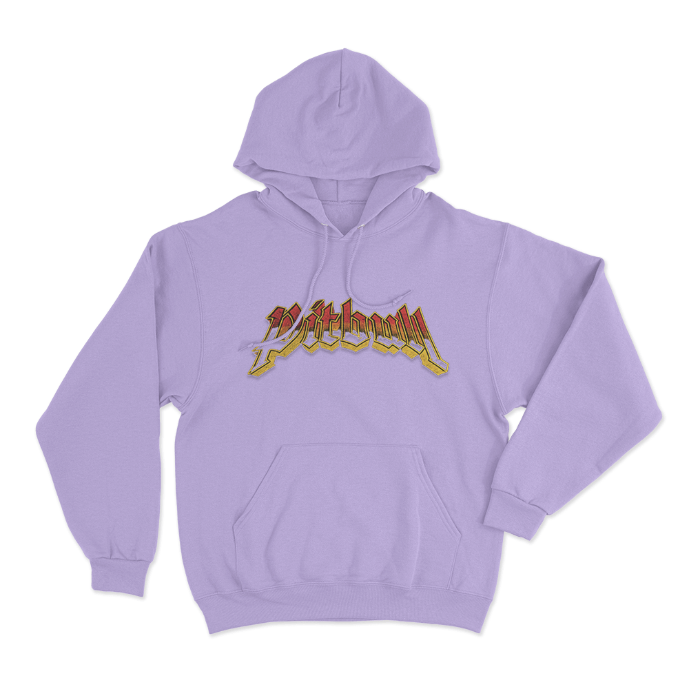 Pitbull Vintage Logo Unisex Hoodie Purple Pitbull Vintage Logo Unisex Hoodie Purple